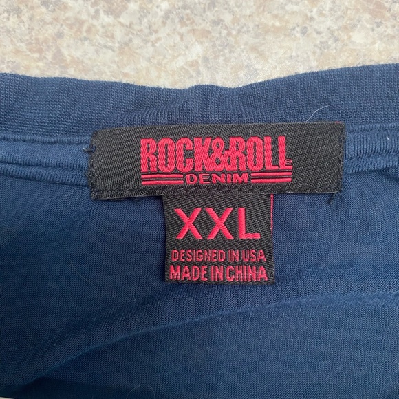 XXL Women’s Rock and Roll Denim T-Shirt - Picture 3 of 3